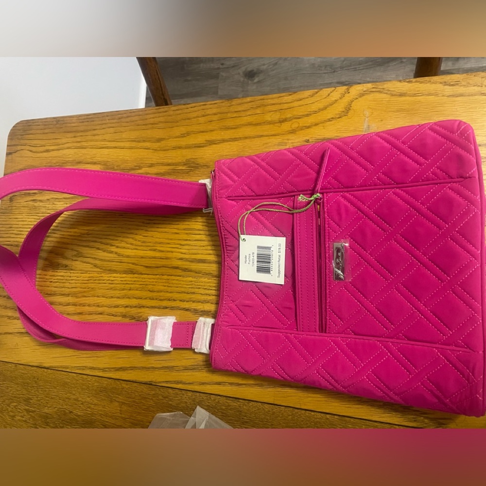 Vera Bradley NWT hipster fuchsia pink cross body purse